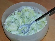 "Jochen´s Gurkensalat" - Rezept