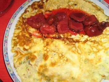 Pfannkuchen-Crêpes mit Pflaumenkompott - Rezept - Bild Nr. 4