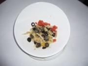 Blutorangen-Fenchelsalat mit schwarzen Oliven - Rezept