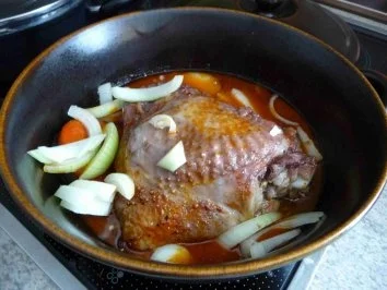 Geflügel - Putenkeule an Sommergemüse - Rezept - Bild Nr. 9