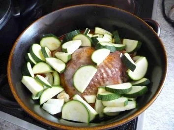 Geflügel - Putenkeule an Sommergemüse - Rezept - Bild Nr. 10