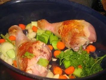 Geflügel: Geschmorte Putenkeulen - Rezept - Bild Nr. 3