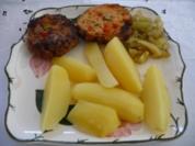 Hackfleisch : Putenhack - Gemüse - Frikadelle - Rezept