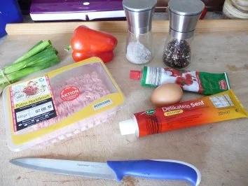 Rezept: Hackfleisch : Putenhack - Gemüse - Frikadelle Bild Nr. 2 Hackfleisch : Putenhack - Gemüse - Frikadelle - Rezept - Bild Nr. 2