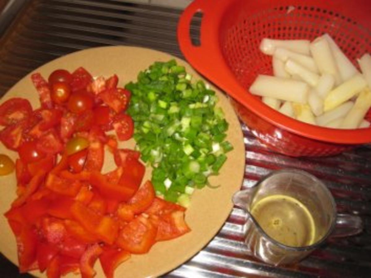 Frikadellen mal ganz anders...mit Spargel-Tomaten-Gemüse - Rezept ...