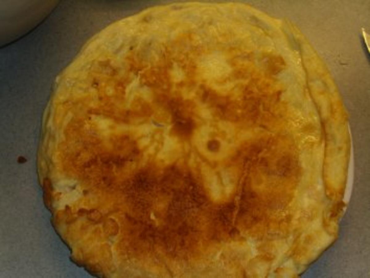 Pfannkuchen: Omelettes mit Champignons und Schinken - Rezept - Bild Nr. 3