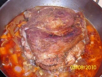 Rezept: Nackenbraten gefüllt mit Kruste Bild Nr. 3 Nackenbraten gefüllt mit Kruste - Rezept - Bild Nr. 3