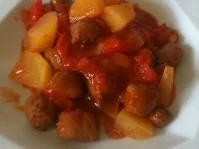 Tomaten-Kartoffelpfanne mit Merguez - Rezept - Bild Nr. 5