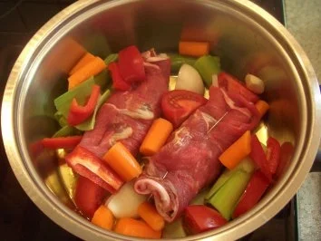 Rinderrouladen mit Maronen - Rezept - Bild Nr. 4