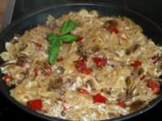 Nudelpfanne mit Käse - Rezept