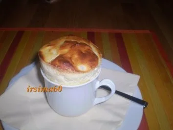 Quark Soufflé mit Heidelbeeren - Rezept