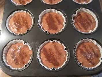 Rezept: Schokomuffins mit Atomkern Bild Nr. 5 Schokomuffins mit Atomkern - Rezept - Bild Nr. 5