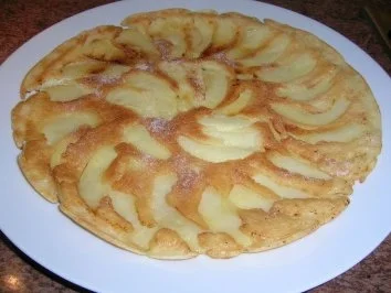 It`s pancake time -   Apple pancakes -  (simpel und schnell gemacht,kennt ja jeder) - Rezept
