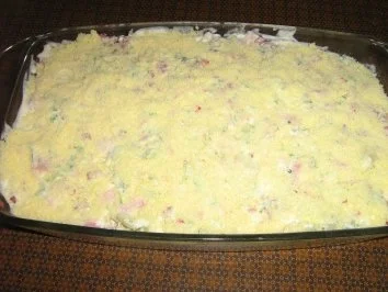 Rezept: Blumenkohlauflauf mit Kräutern und zweierlei Schinken Bild Nr. 5 Blumenkohlauflauf mit Kräutern und zweierlei Schinken - Rezept - Bild Nr. 5