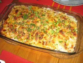 Rezept: Blumenkohlauflauf mit Kräutern und zweierlei Schinken Bild Nr. 6 Blumenkohlauflauf mit Kräutern und zweierlei Schinken - Rezept - Bild Nr. 6