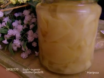 Sushi-Ingwer selbstgemacht - Rezept