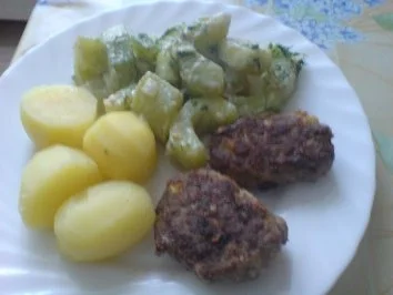 Rezept: Frikadellen einmal anders und mit Schmorgurken Frikadellen einmal anders und mit Schmorgurken - Rezept