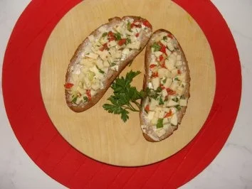 Abendbrot -  Kuh -Schafskäsebrot - Rezept
