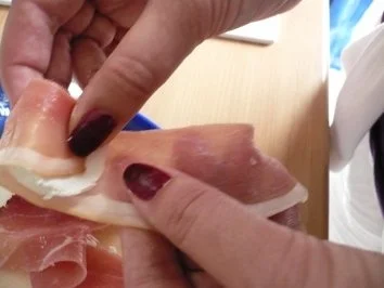 Ziegenkäsetaler mit Schinken - Rezept - Bild Nr. 2