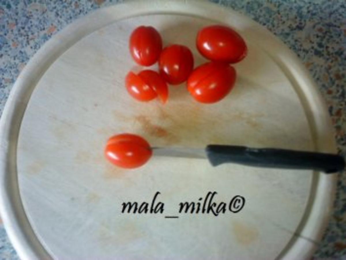 Tomaten - Mozzarella - Schnitzel mit Oliven - Rezept - Bild Nr. 5