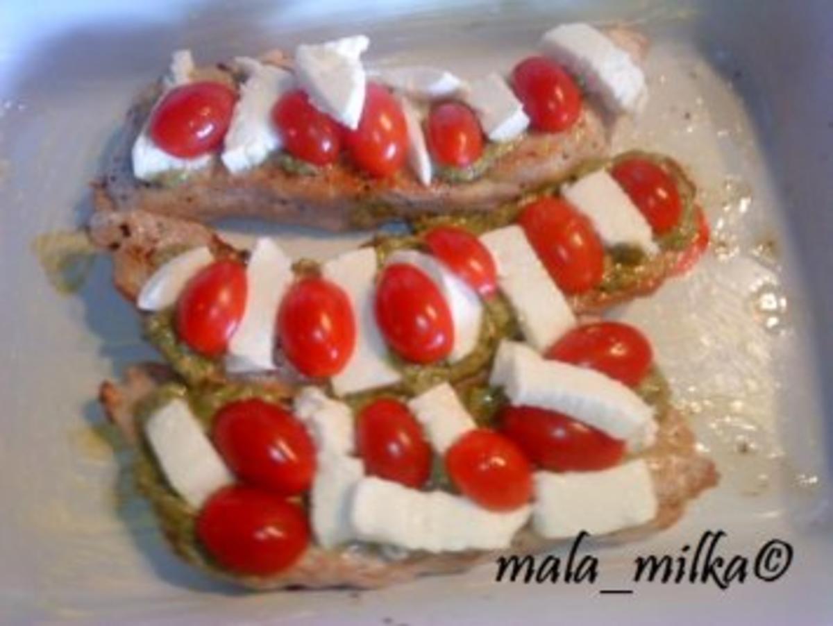 Tomaten - Mozzarella - Schnitzel mit Oliven - Rezept - Bild Nr. 9