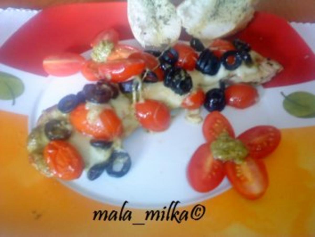 Tomaten - Mozzarella - Schnitzel mit Oliven - Rezept - Bild Nr. 11