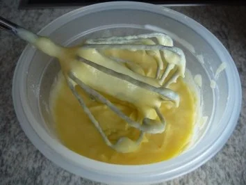 Dessert : Apfel-Crumble mit Eierlikörcreme - Rezept - Bild Nr. 4