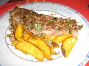 T-Bonesteak mit Backofenpotatoes - Rezept