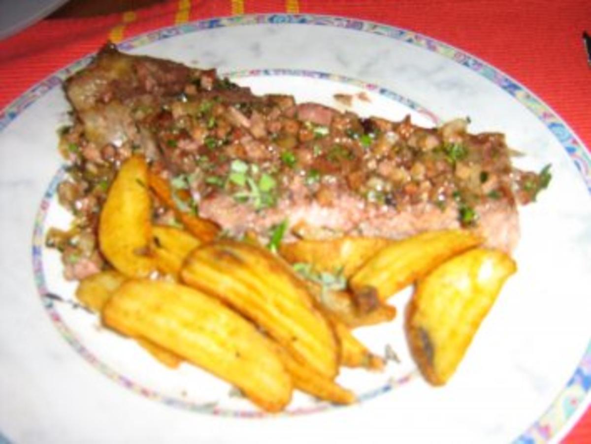 Bilder für T-Bonesteak mit Backofenpotatoes - Rezept