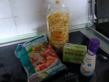 Kleine Schmetterlinge in Grüner Sosse mit Frutti di Mare - Rezept - Bild Nr. 2