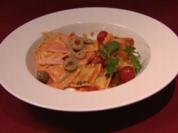 Ricotta-Spinat-Pasta mit Cocktail-Tomatensoße und Mascarpone-Tomatensoße (Elmar Hörig) - Rezept