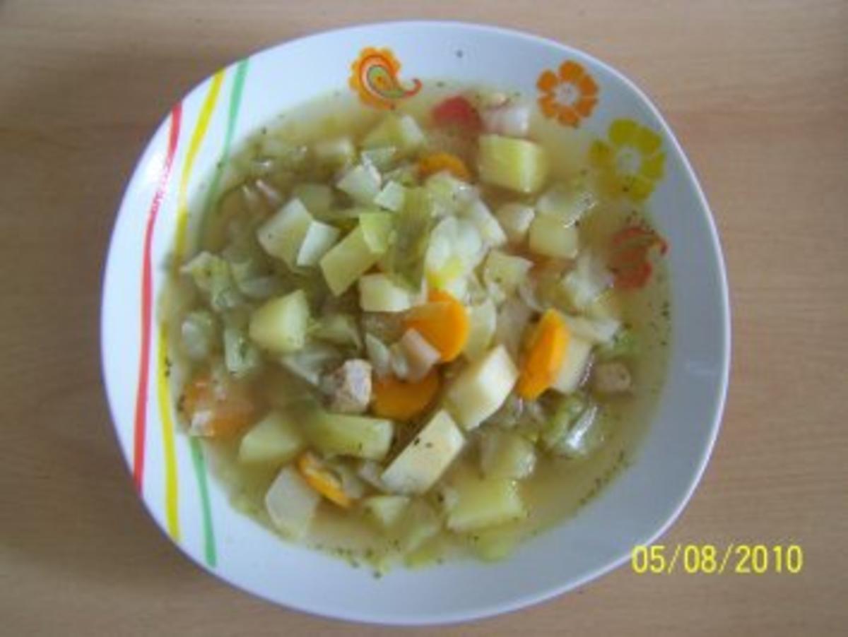 Bilder für Deftige Weißkrautsuppe - Rezept