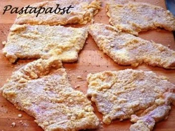 Kalbsschnitzel mit geschmolzenen Tomaten und Polentamuffins - Rezept - Bild Nr. 2