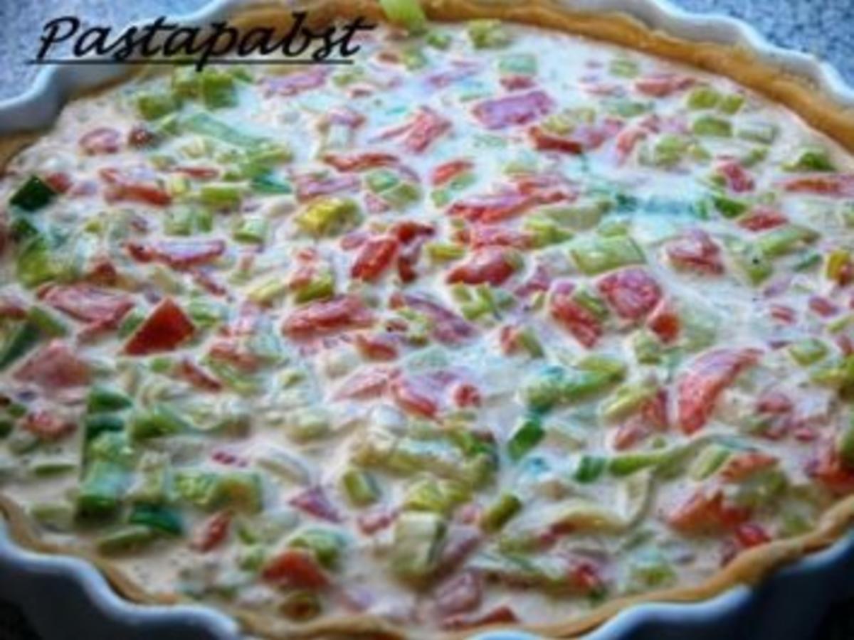 Lauch-Lachs-Quiche - einfach - von Pastapabst