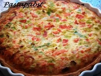 Lauch-Lachs-Quiche - Rezept - Bild Nr. 4