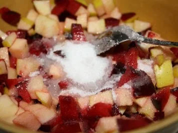 Pflaumen-Apfel-Salat - Rezept - Bild Nr. 3