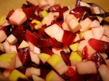 Pflaumen-Apfel-Salat - Rezept - Bild Nr. 4