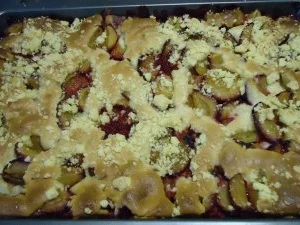 Pflaumenkuchen mit Marzipan - Rezept
