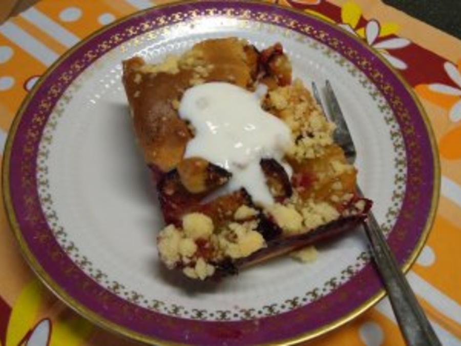 Pflaumenkuchen mit Marzipan - Rezept mit Bild - kochbar.de