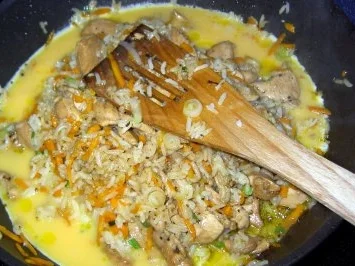 Rezept: Bratreis mit Hähnchen Bild Nr. 7 Bratreis mit Hähnchen - Rezept - Bild Nr. 7