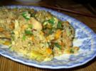 Bratreis mit Hähnchen - Rezept