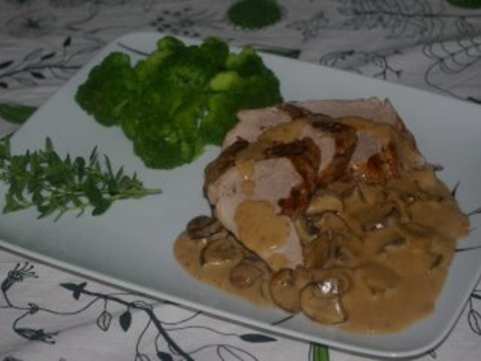 Schweinefilet mit Champignons - Rezept mit Bild - kochbar.de