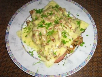 Rezept: Schwarzwälder Pfifferling-Toast Bild Nr. 7 Schwarzwälder Pfifferling-Toast - Rezept - Bild Nr. 7