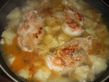 Hähnchenbrust mit Ananasragout - Rezept - Bild Nr. 3