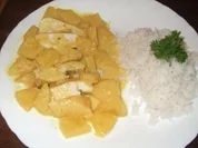 Hähnchenbrust mit Ananasragout - Rezept