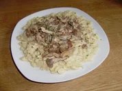 Geschnetzeltes in Pfifferling-Rahm-Soße - Rezept