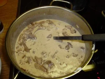 Geschnetzeltes in Pfifferling-Rahm-Soße - Rezept - Bild Nr. 4