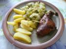 Geflügel - Putenkeule mit Fenchelgemüse - Rezept