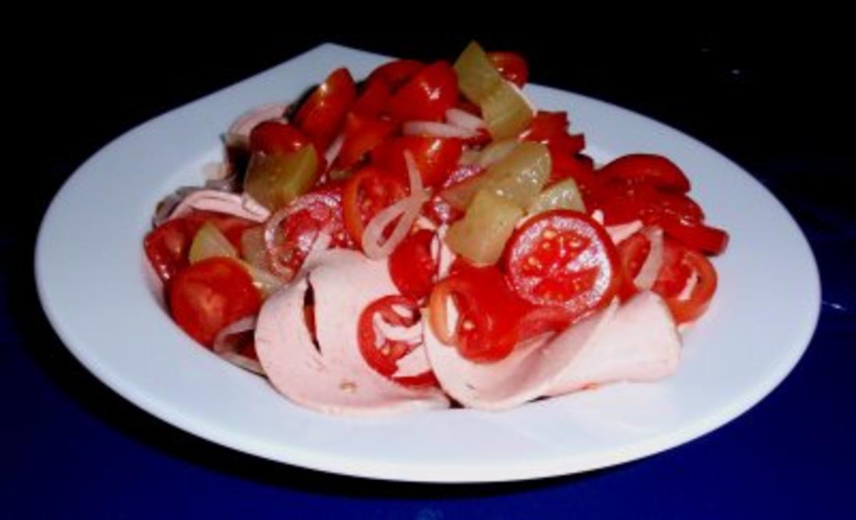 Aufgepeppter Wurstsalat - Rezept - Bild Nr. 5