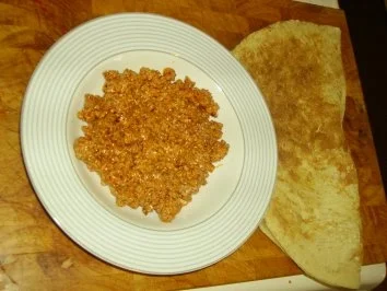 Scharfe Hackpfanne mit saurer Sahne - Rezept